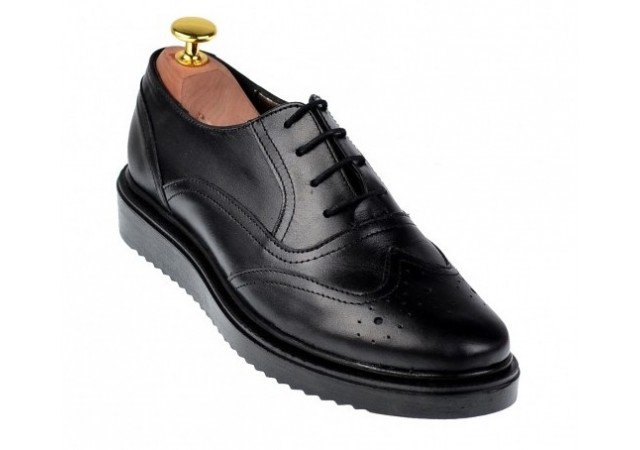 Pantofi dama negri casual din piele naturala P29NORTO